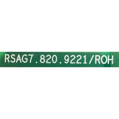 KIT DE TARJETAS PARA TV HISENSE / NUMERO DE PARTE MAIN FUENTE 272019 / RSAG7.820.9221/ROH / HU58A6109FUWR / 263340 / NUMERO DE PARTE T-CON CV580U1-T01-CB-1 / E3CCBB5800010G / PANEL HD58X1U91-L1\S0\CKD3A\ROH  / DISPLAY CV580U1-T01 / MODELO 58R6E3 58A6109 - Imagen 4